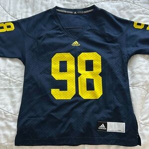Adidas University of Michigan football jersey